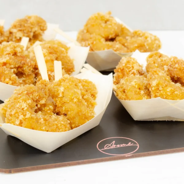 12 Langostinos Apanados