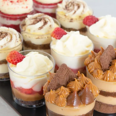 12 postres en shots arome